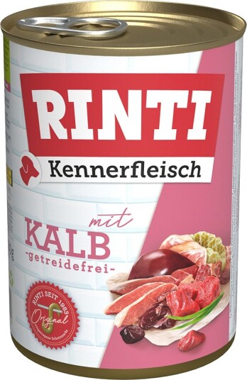 Rinti Våtfôr Kennerfleisch Kalv 24 X 400 G Rinti Våtfôr Kennerfleisch Kalv 24 X 400 G