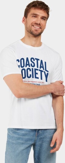 Didriksons Harald T shirt Coastal Society Snow white