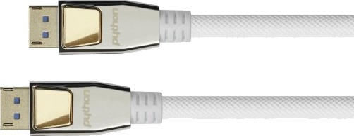 Python Dp20-Py030w, 3 M, Displayport, Displayport, Hankjønn, Hankjønn, 7680 X 4320 Piksler Python Dp20-Py030w, 3 M, Displayport, Displayport, Hankjønn, Hankjønn, 7680 X 4320 Piksler