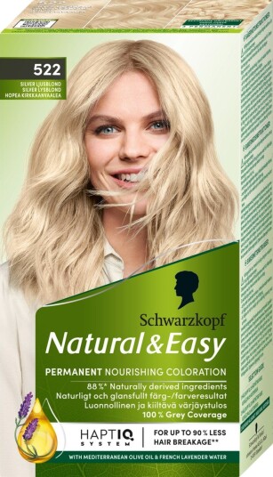 Schwarzkopf Professional Natural & Easy 522 Silver Light Blonde Schwarzkopf Professional Natural & Easy 522 Silver Light Blonde