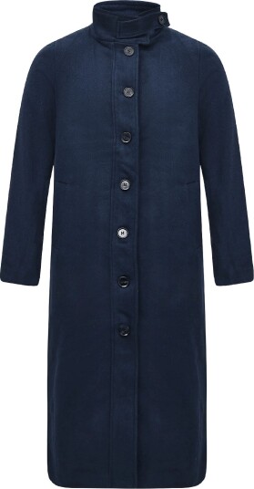 Kaffe Kafanny Button Coat   MIDNIGHT MARINE   40