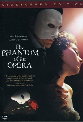 Phantom Of The Opera 2004 DVD