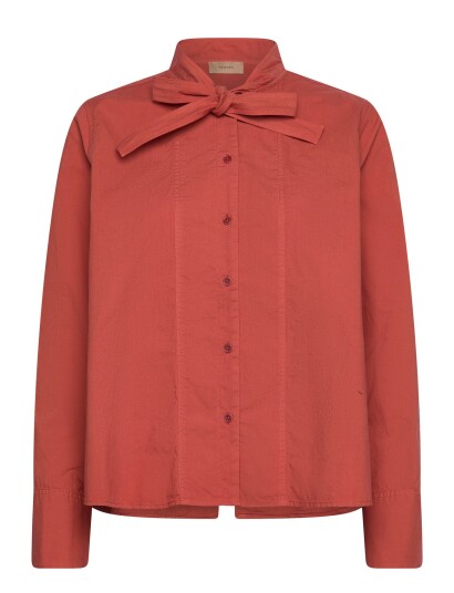Rue de Tokyo Shoshana Garment Dyed Poplin Coral M Rue de Tokyo Shoshana Garment Dyed Poplin Coral M