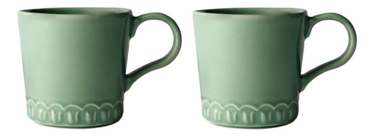PotteryJo Tulipa kopp 40 cl 2-stk. Verona green PotteryJo Tulipa kopp 40 cl 2-stk. Verona green