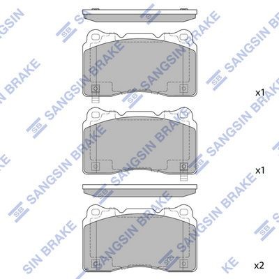Bremseklosser Hi Q SP2119