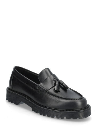 Garment Project Pete Loafer Black Leather Black 43