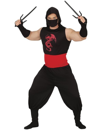 Dragoon Ninja Kostyme OneSize Dragoon Ninja Kostyme OneSize
