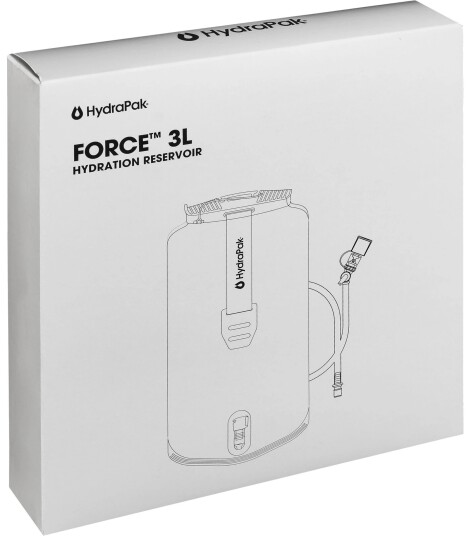 Drikkeblære Hydrapak Force 3 L grå