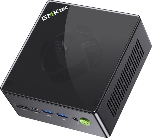 GMKtec K8 Mini-PC Ryzen 7 8845HS, 32GB RAM, 1TB SSD, Windows 11 Pro, Svart