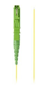 Lanberg - Grisehale - E2000/Apc-Enkeltmodus (Hann) - 2 M - 0.9 Mm - Fiberoptisk - 9 / 125 Micron - G.657.A1/Os2 - Halogenfri, Easy Strip Construction - Gul