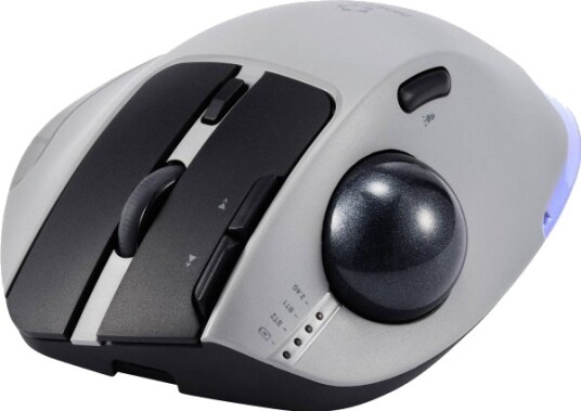 Renkforce Rf Wlem 500 Ergonomisk Mus Trådløs Radio Bluetooth Optisk Grå Svart 7 Rf 6697034 