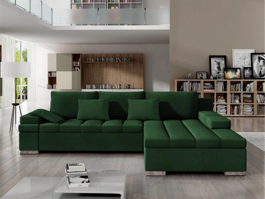 Naoma Sovesofa Med 3 Seters Divan Svart