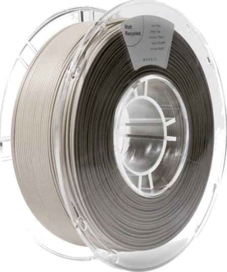 Maertz Recycled PLA Matte Filament 1.75 mm 1000 g Grå PMMA-1014-002