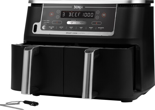 Ninja Foodi Max Dual Zone Airfryer 9,5L 2470W med Smart Cook-system Svart