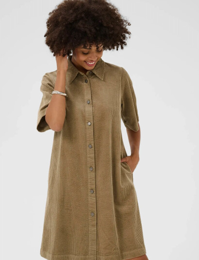 Culture Cubaela Klay Dress - Beige - M Culture Cubaela Klay Dress - Beige - M