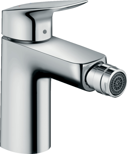 Hansgrohe Logis 100 bidébatteri Med bunnventil, Krom Hansgrohe Logis 100 bidébatteri Med bunnventil, Krom