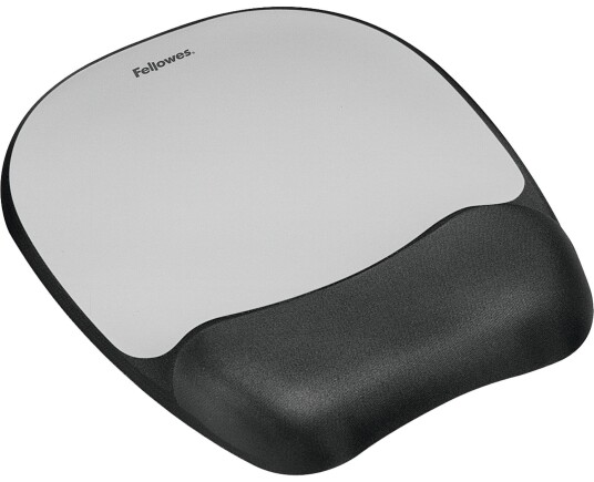 Fellowes Memory Foam Musematte m/HÃ¥ndleddstÃ¸tte Sort