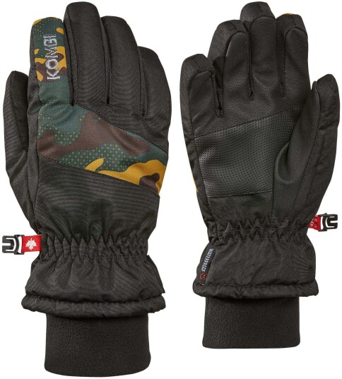 Kombi Takoda Hanske Jr Black/Green Camo S
