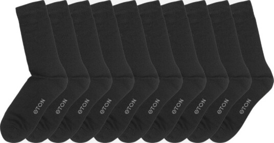 Eton By Syversen 10pk bomull/cashmere sokk 41 45 sort