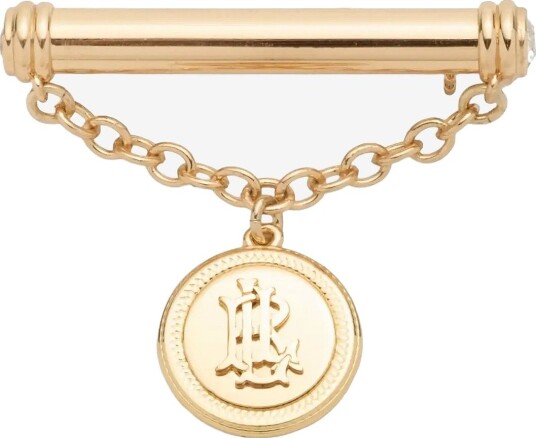 Lauren Ralph Lauren Box Pin Logo Coin- Two - TWO - One Size 4.24 cm
