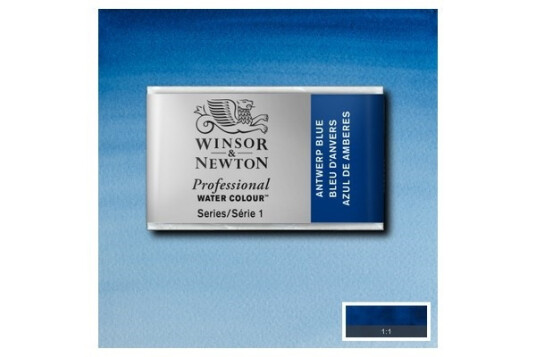 Prof Water Colour Pan/W Antwerp Blue 010