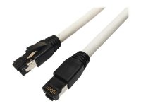 MicroConnect - Koblingskabel - RJ-45 (hann) til RJ-45 (hann) - 5 m - S/FTP - CAT 8.1 - halogenfri, uten hindringer - hvit