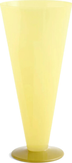 HAY Conical vase Yellow lime green large HAY Conical vase Yellow lime green large