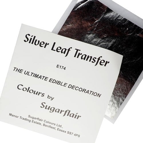 Sugarflair Leaf Transfer  Sølv 