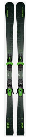 Ski Primetime 22 Inkl Bindning Power Shift El10 Gw, Green/Black, 172,  Ski