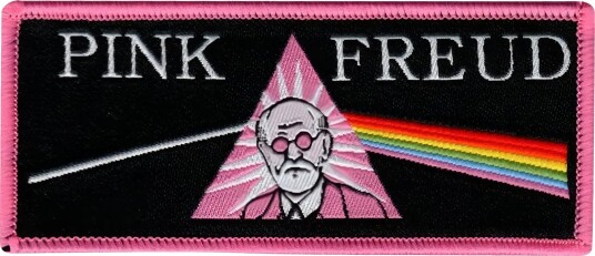 Märkbar Stoffmerke Pink Freud D-8-6