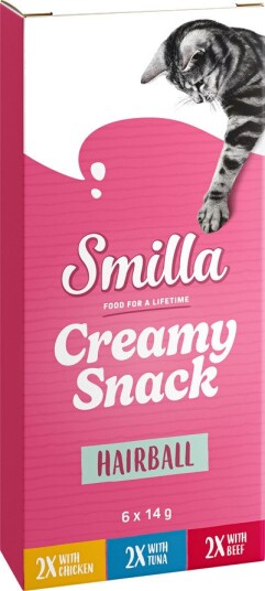 Smilla Adult Creamy Snack Hairball 6 x 14 g