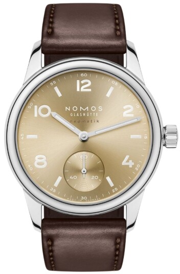 Nomos Glashütte Dameklokke N 755.SB leather Club Sport Neomatik
