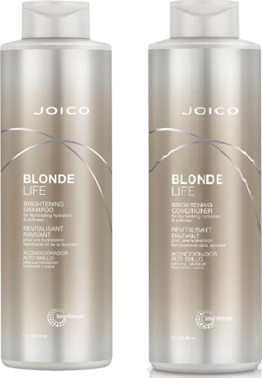 Joico Blonde Life Brightening Shampoo 1000 ml + Joico Blonde Life Brightening Conditioner 1000 ml Joico Blonde Life Brightening Shampoo 1000 ml + Joico Blonde Life Brightening Conditioner 1000 ml