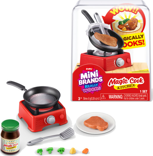 Mini Brands Magic Cook Kjøkken Stekepanne Leketøy Mini Brands Magic Cook Kjøkken Stekepanne Leketøy