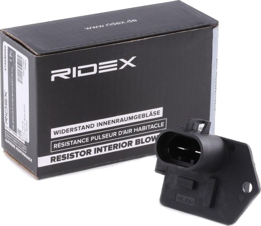 Formotstand, kjølevifte for el-motor RIDEX 4145R0002