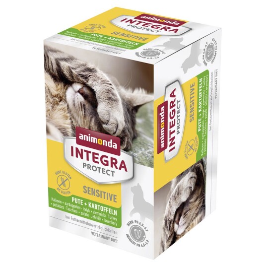 Animonda Integra Protect Adult Sensitive Skål 6 X 100 G Kalkun + Potet Animonda Integra Protect Adult Sensitive Skål 6 X 100 G Kalkun + Potet