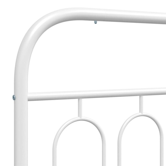  Sengegavl i metall hvit 107 cm 8721102646669