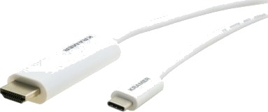Kramer Electronics C Usbc/Hm15 4,6 M Usb C Hdmi Type A Standard Hankjønn Hankjønn Rett