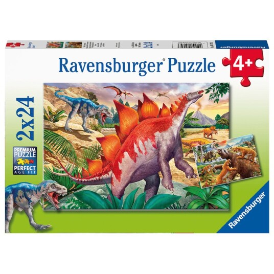 Ravensburger Jurassic Wildlife 2x24p Ravensburger Jurassic Wildlife 2x24p