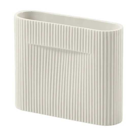 Muuto Ridge vase 16,5 cm Off white Muuto Ridge vase 16,5 cm Off white