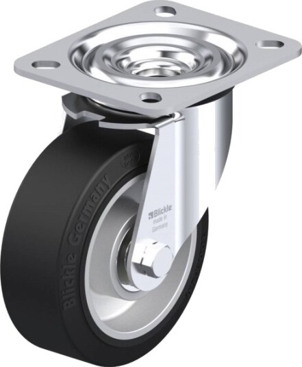Blickle 449728 L-Alev 100K Styrehjul, Hjuldiameter 100 Mm, Bæreevne (Maks.) 200 Kg, 1 Stk