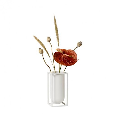 Kubus Vase Lily Hvit