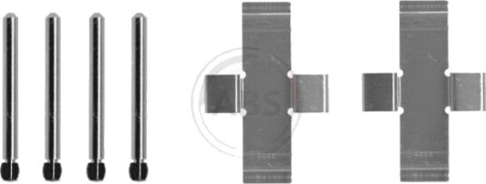 Monteringssett bremseklosser A.B.S. 0904Q