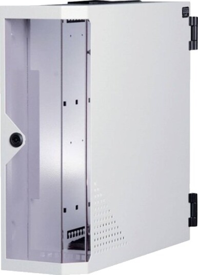Apranet 19-Tommers Veggskap (B X H X D) 500 X 505 X 220 Mm 4U Gråhvit (Ral 7035)