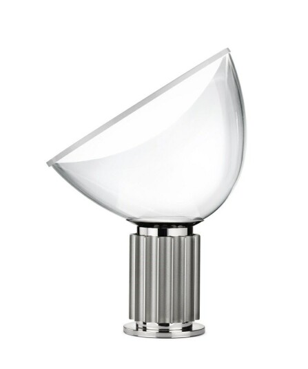Flos - Taccia Glass Bordlampe Silver