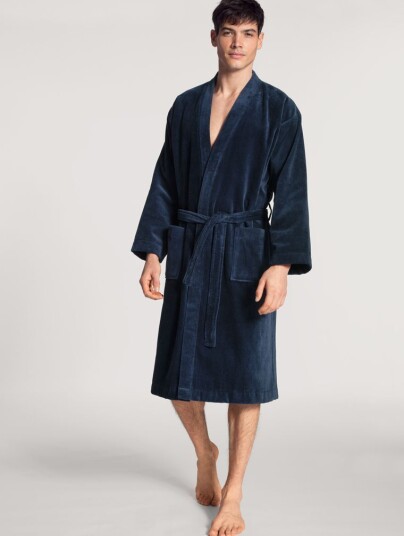 Calida Menn Cotton Bathrobe L