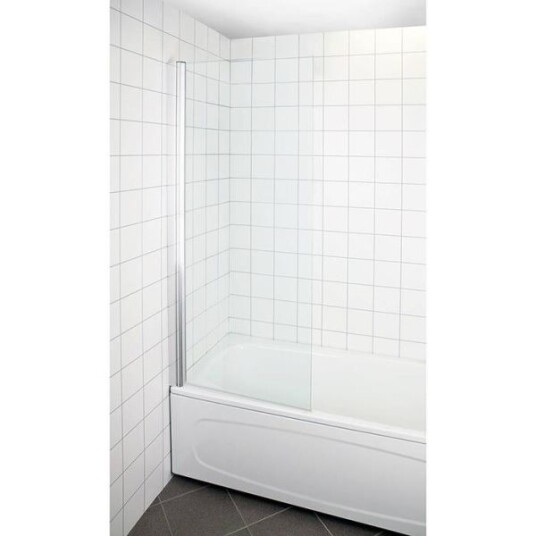 Arrow Bath Badekarvegg vendbar, klarglass, 1500 x 800 mm