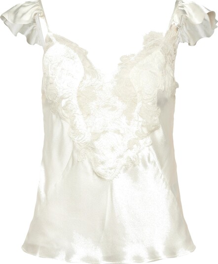 Bardot Ivy Lace Detail Camisole Cream 36 Bardot Ivy Lace Detail Camisole Cream 36