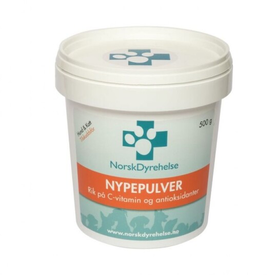Norsk Dyrehelse Nypepulver 500 G Norsk Dyrehelse Nypepulver 500 G