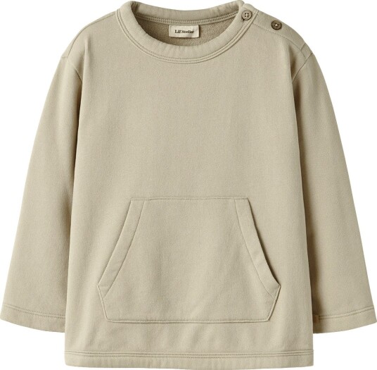 Lil"Atelier Nmmilondon Rea Ls Loose Sweat Bru Lil MOSS GRAY 110